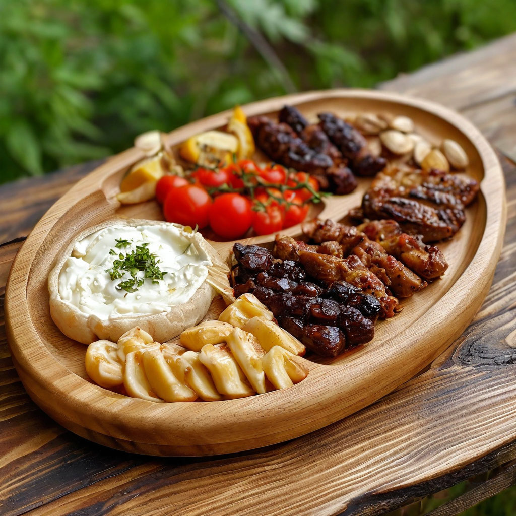 Десерты на маленькой тарелке